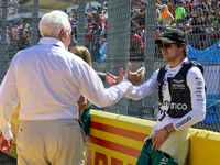 Lance Stroll and Lawrence Stroll are at the Formula 1 Pirelli United States Grand Prix 2024 in Austin, USA, on October 20, 2024. (