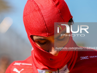 Carlos Sainz Jr. of Spain drives the (55) Scuderia Ferrari SF-24 Ferrari during the Formula 1 Pirelli United States Grand Prix 2024 in Austi...