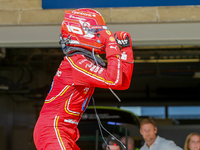 Charles Leclerc of Monaco drives the (16) Scuderia Ferrari SF-24 Ferrari during the Formula 1 Pirelli United States Grand Prix 2024 in Austi...