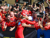 Charles Leclerc of Monaco drives the (16) Scuderia Ferrari SF-24 Ferrari during the Formula 1 Pirelli United States Grand Prix 2024 in Austi...