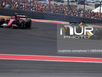 Max Verstappen of the Netherlands drives the Oracle Red Bull Racing RB20 Honda RBPT during the Formula 1 Pirelli United States Grand Prix 20...