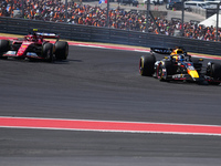 Max Verstappen of the Netherlands drives the Oracle Red Bull Racing RB20 Honda RBPT during the Formula 1 Pirelli United States Grand Prix 20...