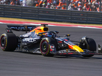 Max Verstappen of the Netherlands drives the Oracle Red Bull Racing RB20 Honda RBPT during the Formula 1 Pirelli United States Grand Prix 20...