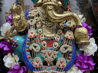 An idol of Lord Ganesh is at a shop selling puja items in preparation for the festival of Diwali in Mississauga, Ontario, Canada, on October...