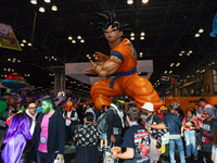 People check out the New York Comic Con 2024 at the Jacob Javits Center in New York City, United States, on October 20, 2024. New York Comic...