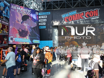 People check out the New York Comic Con 2024 at the Jacob Javits Center in New York City, United States, on October 20, 2024. New York Comic...