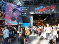 People check out the New York Comic Con 2024 at the Jacob Javits Center in New York City, United States, on October 20, 2024. New York Comic...