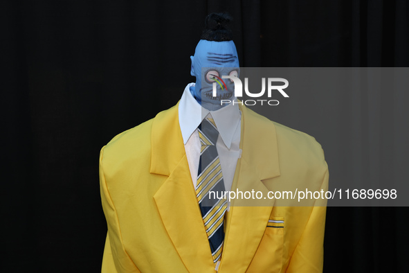 Cosplayer Bob from Brooklyn dresses as Bob in the unemployment line in Beetlejuice for New York Comic Con at the Javits Center in New York C...