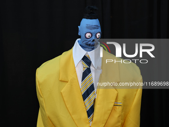 Cosplayer Bob from Brooklyn dresses as Bob in the unemployment line in Beetlejuice for New York Comic Con at the Javits Center in New York C...