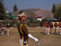 JK Police officials take part in Police Commemoration Day in Baramulla, Jammu and Kashmir, India, on October 21, 2024. Police Commemoration...