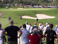 Daniel Brown of England approaches his ball on the 5th green during day four of the Estrella Damm N.A. Andalucia Masters 2024 at Real Club d...