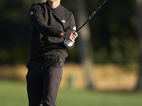 Nicolai Hojgaard of Denmark tees off on the 2nd hole during day four of the Estrella Damm N.A. Andalucia Masters 2024 at Real Club de Golf S...