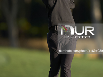 Nicolai Hojgaard of Denmark tees off on the 2nd hole during day four of the Estrella Damm N.A. Andalucia Masters 2024 at Real Club de Golf S...