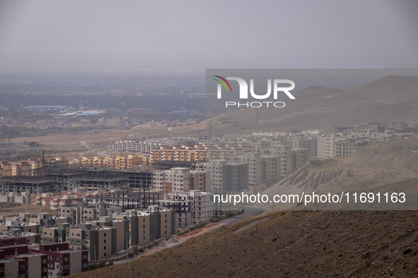 A general view of housing complexes in the southern suburb of the historical city of Tabriz, located 624 km (388 miles) northwest of Tehran...