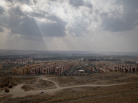 A general view of housing complexes in the southern suburb of the historical city of Tabriz, located 624 km (388 miles) northwest of Tehran...