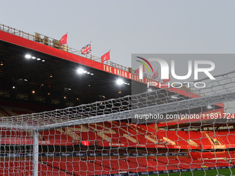 General view inside the City Ground during the Premier League match between Nottingham Forest and Crystal Palace at the City Ground in Notti...