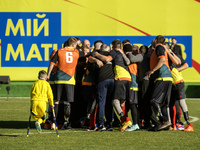 A football match takes place in Kyiv, Ukraine, on October 20, 2024, with the participation of veterans of the Russian-Ukrainian war, patient...