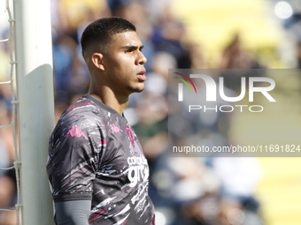 Devis Vasquez of Empoli looks on during the Serie A soccer match between Empoli FC and SSC Napoli at Stadio Carlo Castellani in Empoli, Ital...