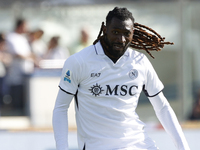 Napoli's Frank Zambo Anguissa controls the ball during the Serie A soccer match between Empoli FC and SSC Napoli at Stadio Carlo Castellani...