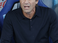 Antonio Conte, coach of Napoli, looks on during the Serie A soccer match between Empoli FC and SSC Napoli at Stadio Carlo Castellani in Empo...