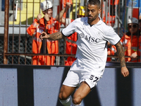 Napoli's Leonardo Spinazzola controls the ball during the Serie A soccer match between Empoli FC and SSC Napoli at Stadio Carlo Castellani i...