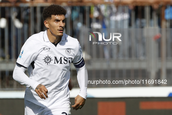 Giovanni Di Lorenzo of Napoli looks on during the Serie A soccer match between Empoli FC and SSC Napoli at Stadio Carlo Castellani in Empoli...