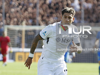 Mathias Olivera of Napoli looks on during the Serie A soccer match between Empoli FC and SSC Napoli at Stadio Carlo Castellani in Empoli, It...