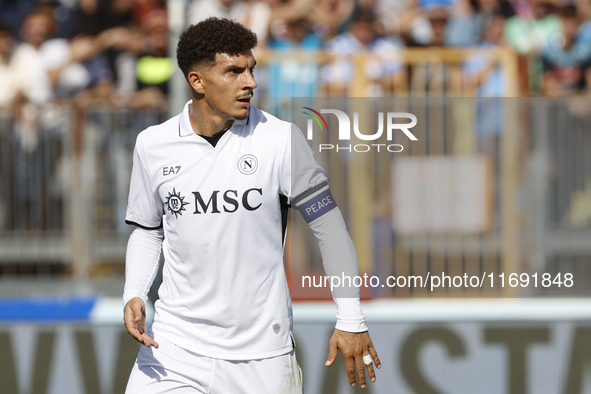 Giovanni Di Lorenzo of Napoli looks on during the Serie A soccer match between Empoli FC and SSC Napoli at Stadio Carlo Castellani in Empoli...