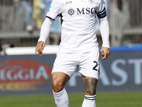 Giovanni Di Lorenzo of Napoli controls the ball during the Serie A soccer match between Empoli FC and SSC Napoli at Stadio Carlo Castellani...