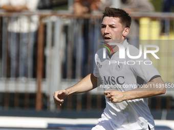 Napoli's Billy Gilmour looks on during the Serie A soccer match between Empoli FC and SSC Napoli at Stadio Carlo Castellani in Empoli, Italy...