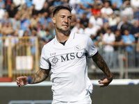 Napoli's Matteo Politano reacts during the Serie A soccer match between Empoli FC and SSC Napoli at Stadio Carlo Castellani in Empoli, Italy...