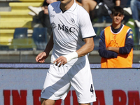 Napoli's Alessandro Buongiorno looks on during the Serie A soccer match between Empoli FC and SSC Napoli at Stadio Carlo Castellani in Empol...