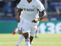 David Neres plays for Napoli during the Serie A soccer match between Empoli FC and SSC Napoli at Stadio Carlo Castellani in Empoli, Italy, o...