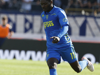 Emmanuel Gyasi of Empoli controls the ball during the Serie A soccer match between Empoli FC and SSC Napoli at Stadio Carlo Castellani in Em...