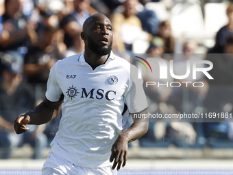 Napoli's Romelu Lukaku looks on during the Serie A soccer match between Empoli FC and SSC Napoli at Stadio Carlo Castellani in Empoli, Italy...