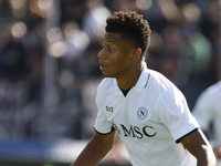 Napoli's David Neres looks on during the Serie A soccer match between Empoli FC and SSC Napoli at Stadio Carlo Castellani in Empoli, Italy,...