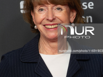 Henriette Reker, the mayor of Cologne, appears on the red carpet for the photocall of ''Die Unbeugsamen'' at the Cologne Film Festival 2024...