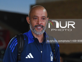 Nuno Espirito Santo is the Nottingham Forest head coach during the Premier League match between Nottingham Forest and Crystal Palace at the...