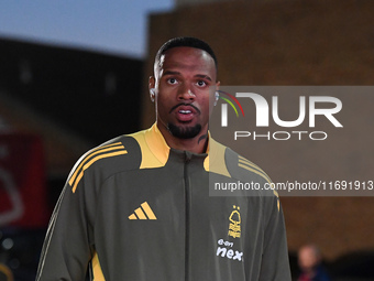 Carlos Miguel is the Nottingham Forest goalkeeper during the Premier League match between Nottingham Forest and Crystal Palace at the City G...