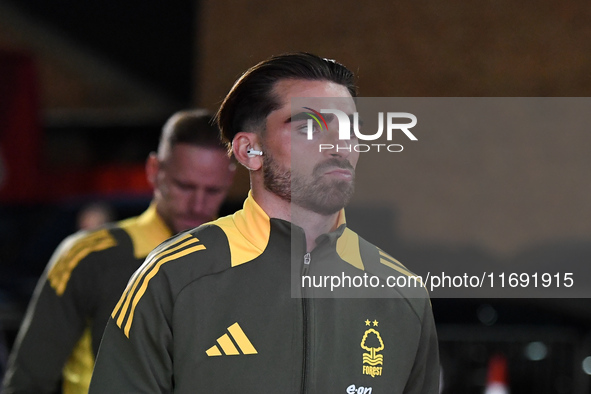 Jota Silva of Nottingham Forest participates in the Premier League match between Nottingham Forest and Crystal Palace at the City Ground in...