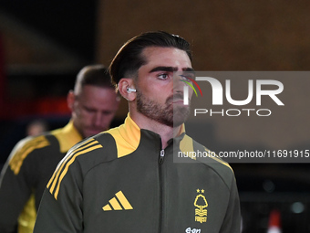 Jota Silva of Nottingham Forest participates in the Premier League match between Nottingham Forest and Crystal Palace at the City Ground in...