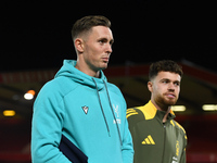 Dean Henderson, Crystal Palace goalkeeper, plays during the Premier League match between Nottingham Forest and Crystal Palace at the City Gr...