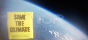 Greenpeace Sends A Message From The Stratosphere: Save The Climate