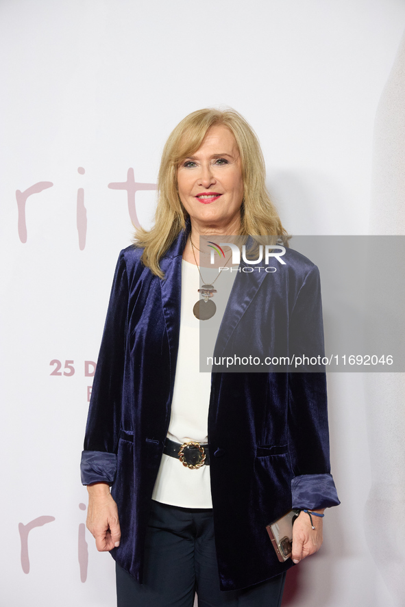 The premiere of RITA takes place in Madrid, Spain, on October 21, 2024, with Nieves Herrero. 