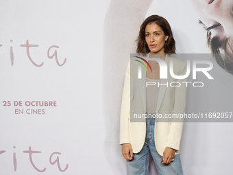 Hiba Abouk attends the premiere of 'Rita' in Madrid, Spain, on October 21, 2024. (