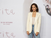 Hiba Abouk attends the premiere of 'Rita' in Madrid, Spain, on October 21, 2024. (