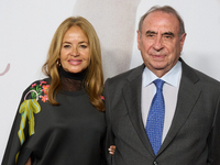 Begona Garica and Pedro Trapote attend the premiere of RITA in Madrid, Spain, on October 21, 2024. (