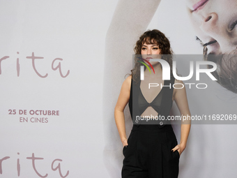 Actress Gabriela Andrada attends the premiere of ''RITA'' in Madrid, Spain, on October 21, 2024. (