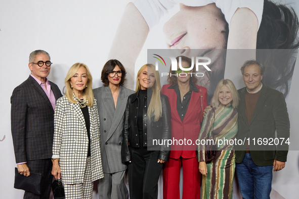 At the premiere of ''Rita'' in Madrid, Spain, on October 21, 2024, Paz Vega, Cayetana Guillen Cuervo, and Eugenia Martinez de Irujo attend. 