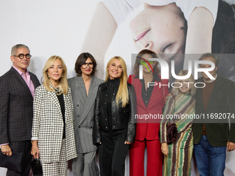 At the premiere of ''Rita'' in Madrid, Spain, on October 21, 2024, Paz Vega, Cayetana Guillen Cuervo, and Eugenia Martinez de Irujo attend....